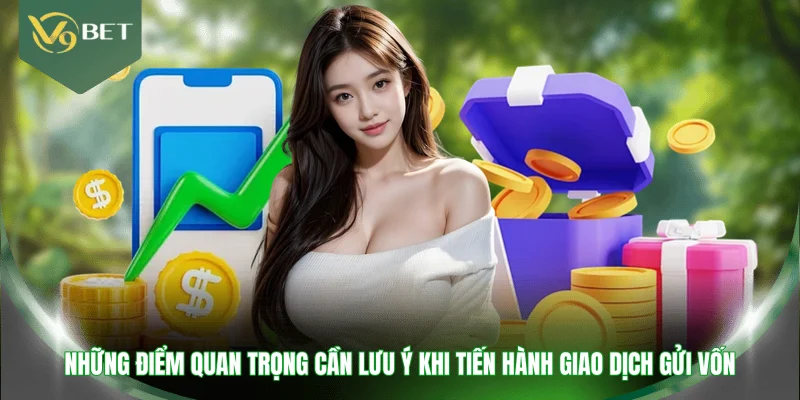 Những điểm quan trọng cần lưu ý khi tiến hành giao dịch gửi vốn